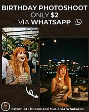 Скриншот Falcon: AI Photos & Songs on WhatsApp