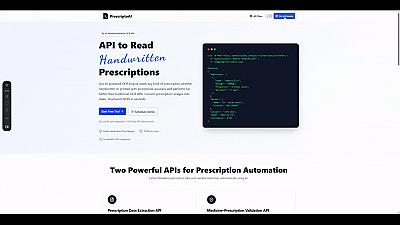 Скриншот PrescriptoAI