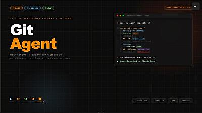 Скриншот GitAgent by Lyzr