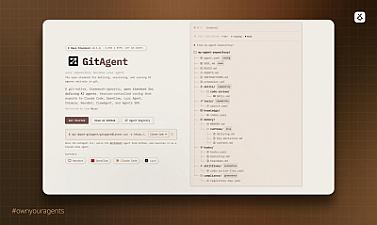 Скриншот GitAgent by Lyzr