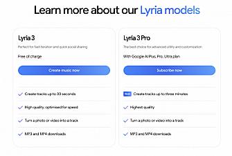 Скриншот Lyria 3 Pro by Google Deepmind