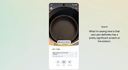 Скриншот Google Search Live