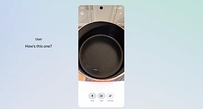 Скриншот Google Search Live