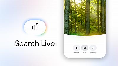 Скриншот Google Search Live