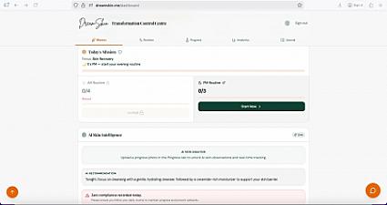 Скриншот DreamSkin | AI Analysis for Melanin Skin