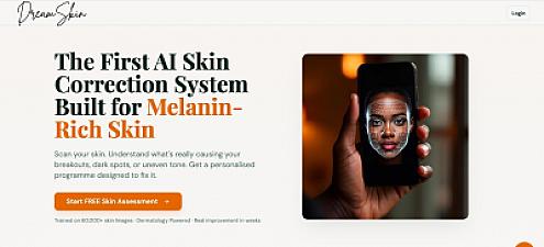 Скриншот DreamSkin | AI Analysis for Melanin Skin