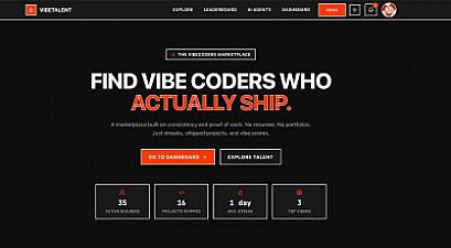 Скриншот VibeTalent