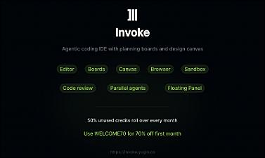 Скриншот Invoke