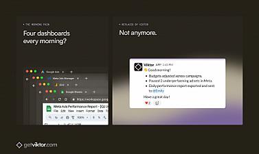 Скриншот Viktor for Media Buyers
