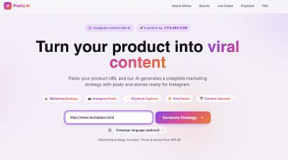 Скриншот Postly-ai