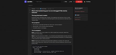 Скриншот openlink