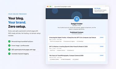 Скриншот Postdraft
