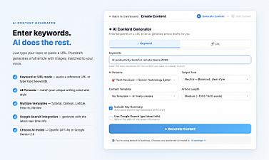 Скриншот Postdraft